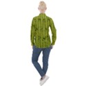 Fern Texture Nature Leaves Women s Long Sleeve Pocket Shirt View2