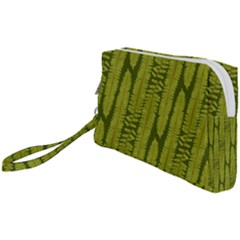 Fern Texture Nature Leaves Wristlet Pouch Bag (small) by Posterlux