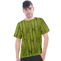 Fern Texture Nature Leaves Men s Sport Top