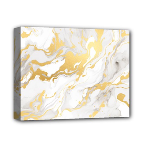 Marble Pattern Deluxe Canvas 14  X 11  (stretched)