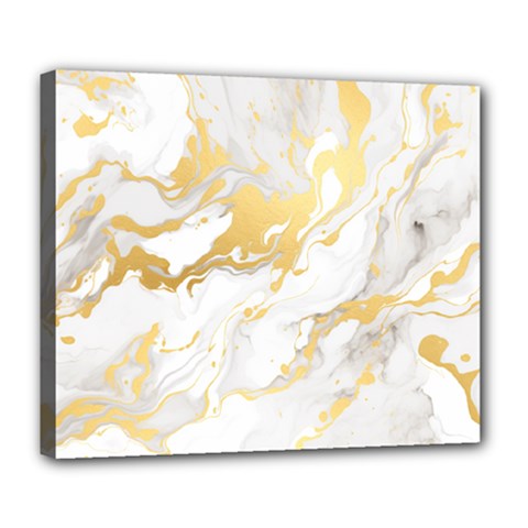 Marble Pattern Deluxe Canvas 24  X 20  (stretched)