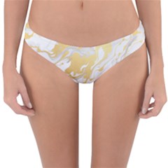 Marble Pattern Reversible Hipster Bikini Bottoms