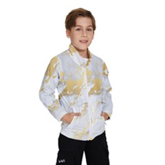 Marble Pattern Kids  Windbreaker