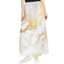 Marble Pattern Maxi Chiffon Skirt View1