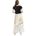 Marble Pattern Maxi Chiffon Skirt View2