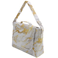 Marble Pattern Box Up Messenger Bag by Posterlux