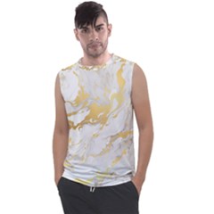 Marble Pattern Men s Regular Tank Top