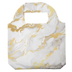 Marble Pattern Premium Foldable Grocery Recycle Bag by Posterlux