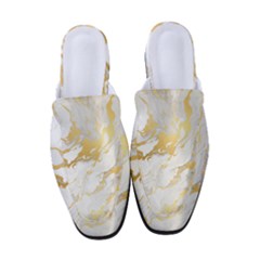 Marble Pattern Women s Classic Backless Heels