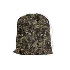 Camouflage Army Survival Uniform Drawstring Pouch (large) by Posterlux