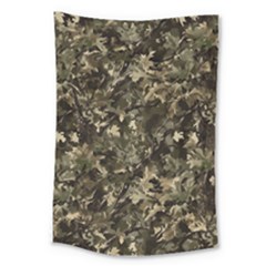 Camouflage Army Survival Uniform Large Tapestry