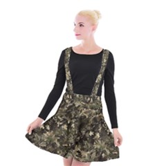 Camouflage Army Survival Uniform Suspender Skater Skirt