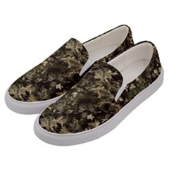 Camouflage Army Survival Uniform Men s Canvas Slip Ons by Posterlux