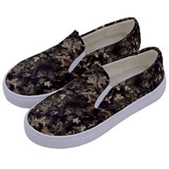 Camouflage Army Survival Uniform Kids  Canvas Slip Ons by Posterlux