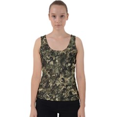 Camouflage Army Survival Uniform Velvet Tank Top