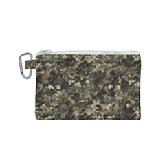 Camouflage Army Survival Uniform Canvas Cosmetic Bag (small)