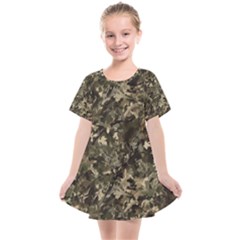 Camouflage Army Survival Uniform Kids  Smock Dress