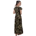 Camouflage Army Survival Uniform Flutter Sleeve Maxi Dress View2