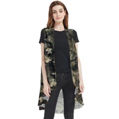 Camouflage Army Survival Uniform Sleeveless Chiffon Waistcoat Shirt