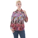 Marbling Blend  Women s Long Sleeve Pocket Shirt View1