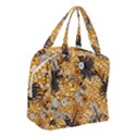 Leaf Yellow Point Flower White Boxy Hand Bag View3