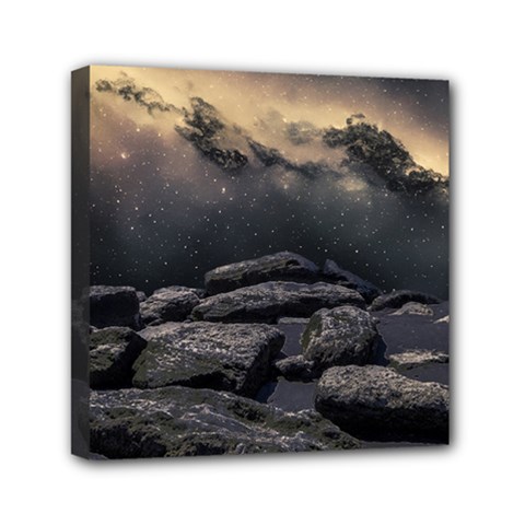 Stellar Dreamscape (ai&human) Mini Canvas 6  X 6  (stretched) by dflcprintsclothing