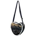 Stellar Dreamscape (AI&Human) Heart Shoulder Bag View1