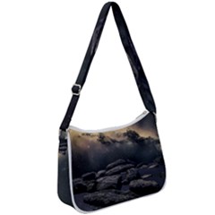 Stellar Dreamscape (ai&human) Zip Up Shoulder Bag by dflcprintsclothing