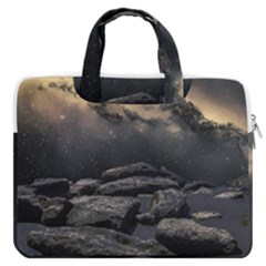 Stellar Dreamscape (ai&human) Macbook Pro 13  Double Pocket Laptop Bag by dflcprintsclothing