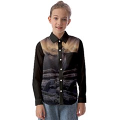 Stellar Dreamscape (ai&human) Kids  Long Sleeve Shirt by dflcprintsclothing