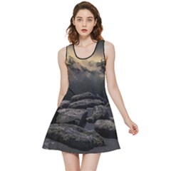 Stellar Dreamscape (ai&human) Inside Out Reversible Sleeveless Dress by dflcprintsclothing