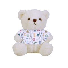 Pattern Seamless Texture Sewing Full Print Cuddly Teddy Bear