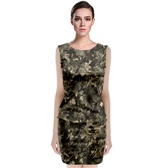 Camouflage Army Survival Uniform Classic Sleeveless Midi Dress