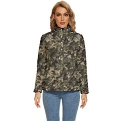 Camouflage Army Survival Uniform Women s Puffer Bubble Jacket Coat by Posterlux