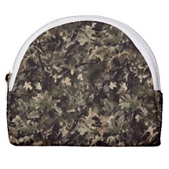 Camouflage Army Survival Uniform Horseshoe Style Canvas Pouch by Posterlux