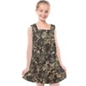 Camouflage Army Survival Uniform Kids  Cross Back Dress View1