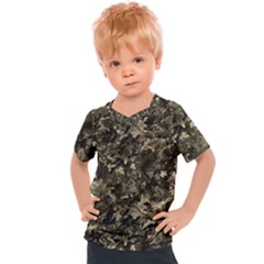 Camouflage Army Survival Uniform Kids  Sports T-shirt