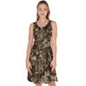 Camouflage Army Survival Uniform Knee Length Skater Dress With Pockets View1