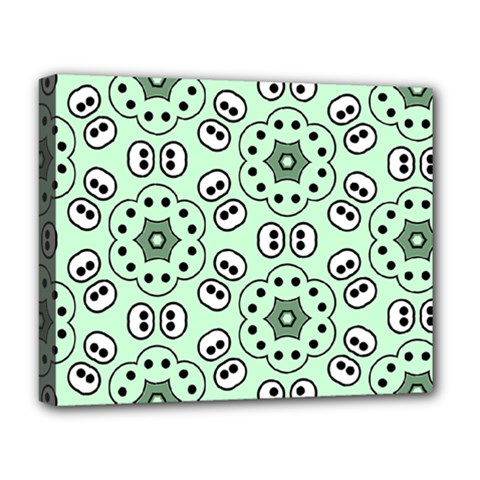 Texture Dots Pattern Deluxe Canvas 20  X 16  (stretched) by anzea