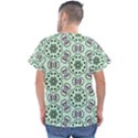 Texture Dots Pattern Men s V-Neck Scrub Top View2