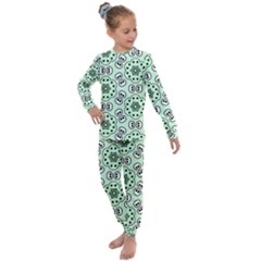 Texture Dots Pattern Kids  Long Sleeve Set 