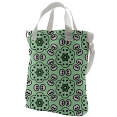 Texture Dots Pattern Canvas Messenger Bag