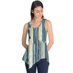 Texture Abstract Buildings Sleeveless Tunic by anzea