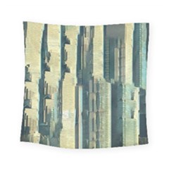 Texture Abstract Buildings Square Tapestry (small)