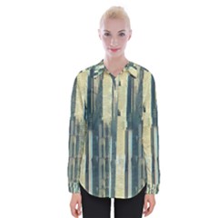 Texture Abstract Buildings Womens Long Sleeve Shirt