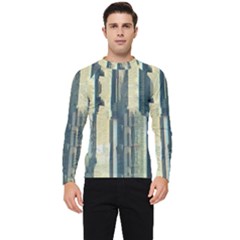 Texture Abstract Buildings Men s Long Sleeve Rash Guard