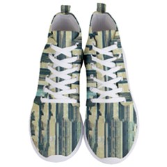 Texture Abstract Buildings Men s Lightweight High Top Sneakers