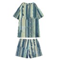 Texture Abstract Buildings Kids  Swim T-Shirt and Shorts Set View2