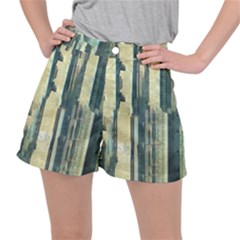 Texture Abstract Buildings Women s Ripstop Shorts