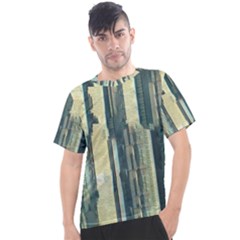 Texture Abstract Buildings Men s Sport Top